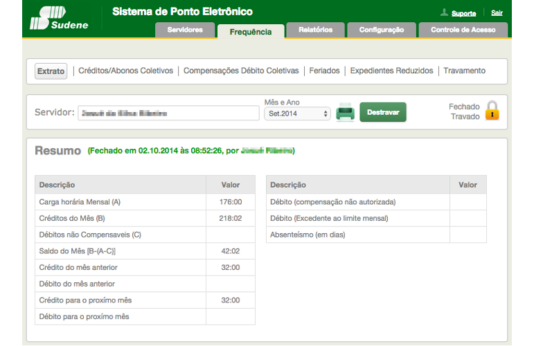 Controle de frequência por biometria (Web)